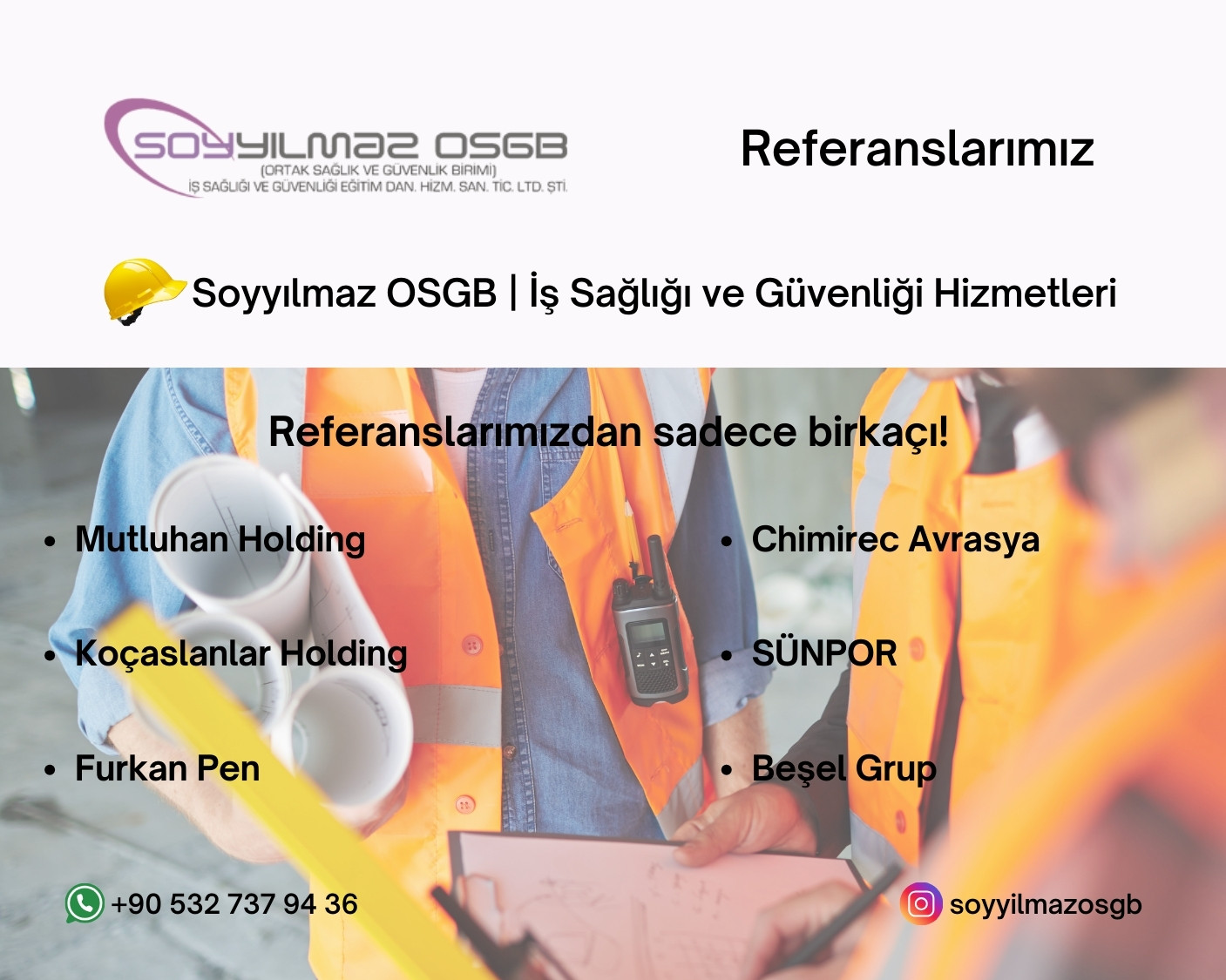 Soyyılmaz OSGB | İş Sağlığı ve Güvenliği Hizmetleri - Ortak Sağlık Güvenlik Birimi
