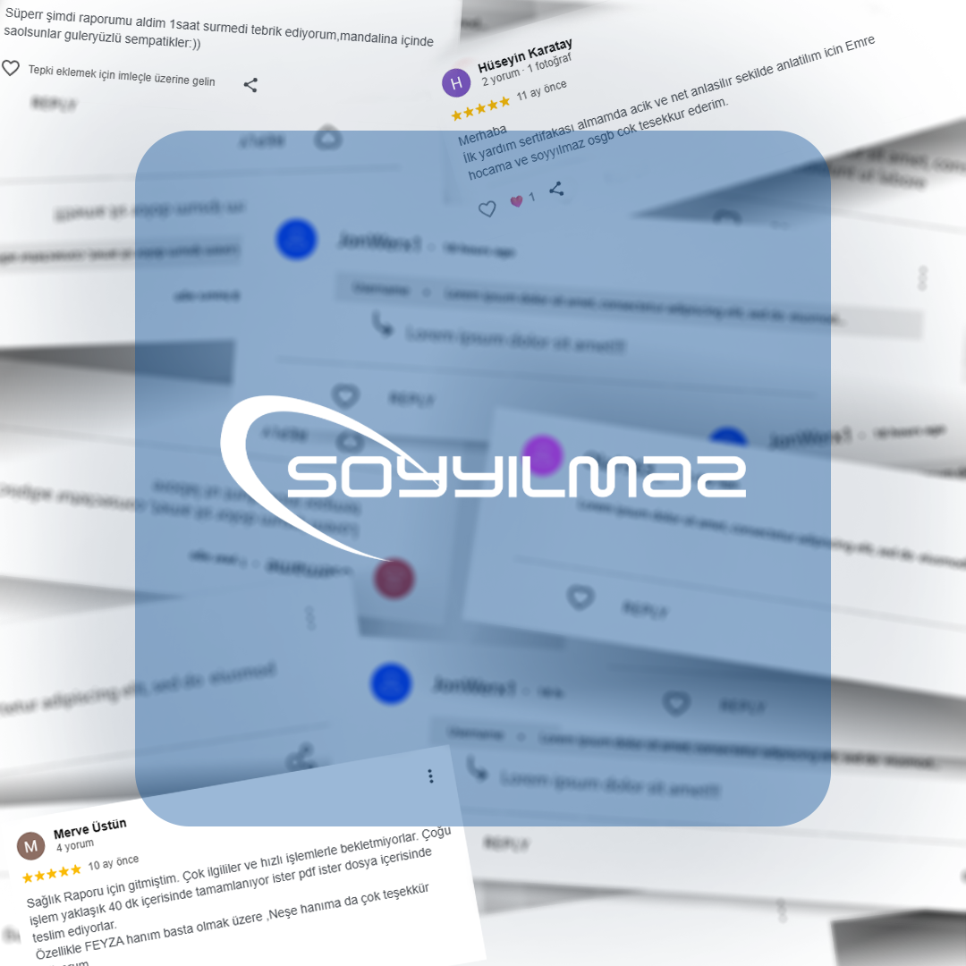 Soyyılmaz OSGB | İş Sağlığı ve Güvenliği Hizmetleri - Ortak Sağlık Güvenlik Birimi